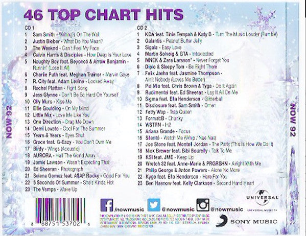 Various : Now That's What I Call Music! 92 (2xCD, Comp)
