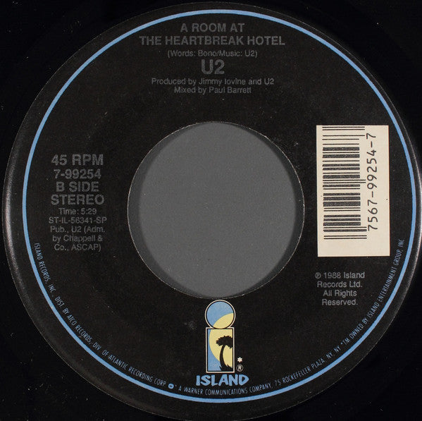 U2 : Angel Of Harlem (7", Single, Spe)