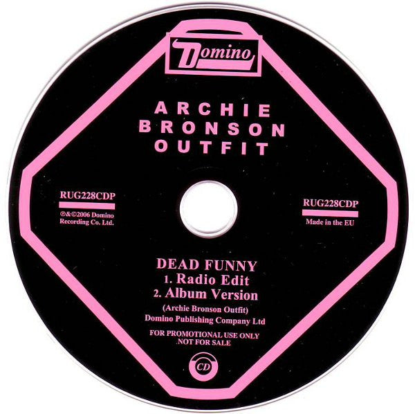 Archie Bronson Outfit : Dead Funny (CD, Single, Promo)