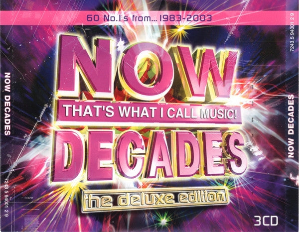 Various : Now That's What I Call Music! Decades - The Deluxe Edition (3xCD, Comp, Dlx)