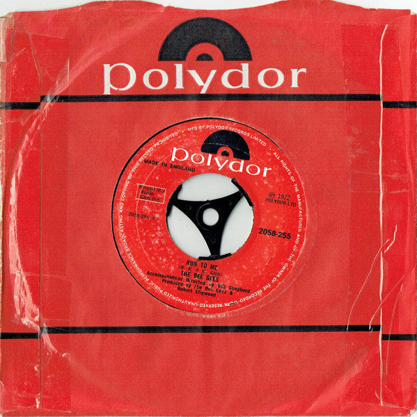 The Bee Gees* : Run To Me (7", Lar)