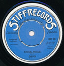 Devo : Be Stiff (7", Single, Com)