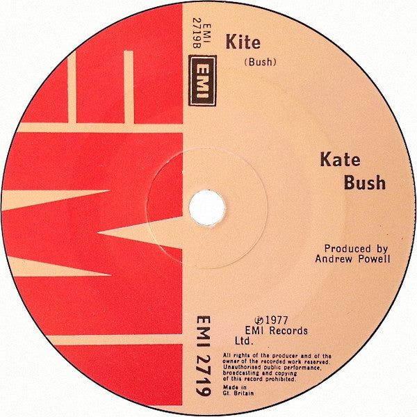 Kate Bush : Wuthering Heights (7", Single, RE, Sol)