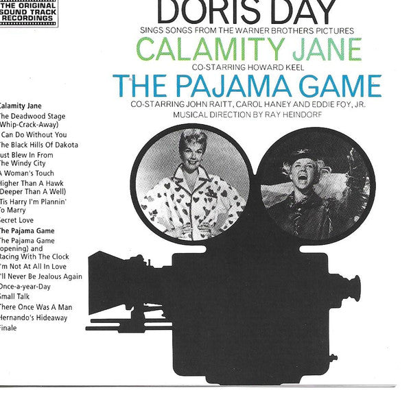 Doris Day : Sings Songs From The Warner Brothers' Pictures Calamity Jane & The Pajama Game (CD, Album, Comp, Mono, RE, 2 o)