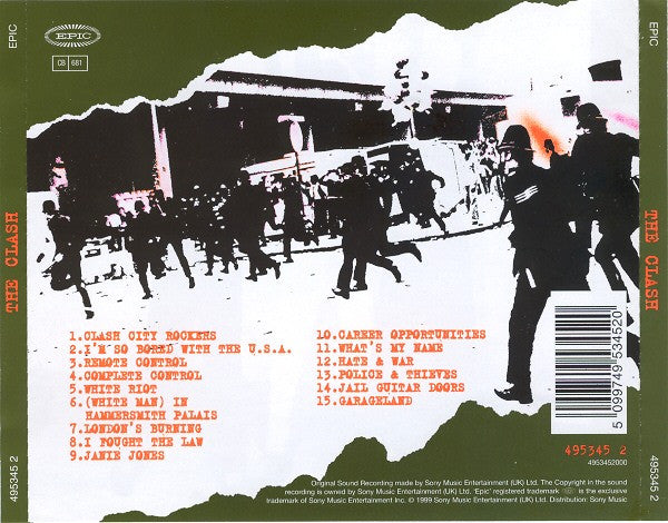 The Clash : The Clash (CD, Album, RE, RM, US )