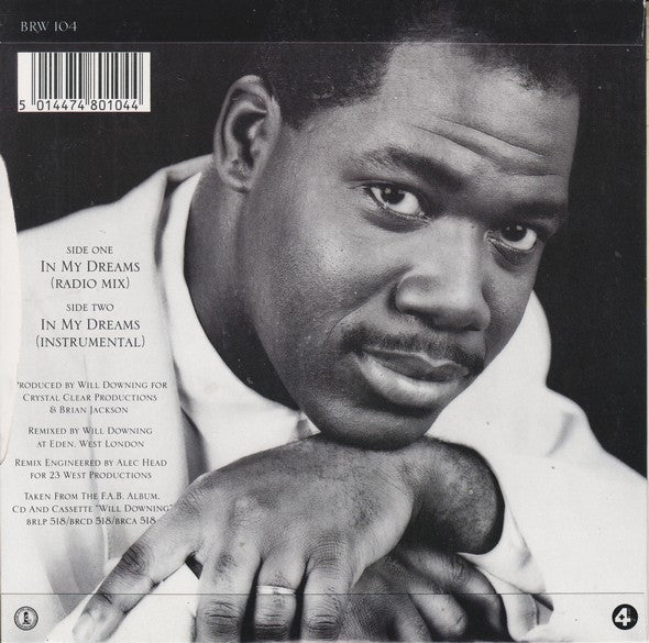 Will Downing : In My Dreams (7", Single, Blu)