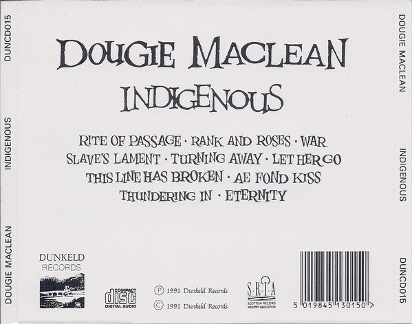 Dougie MacLean : Indigenous (CD, Album)