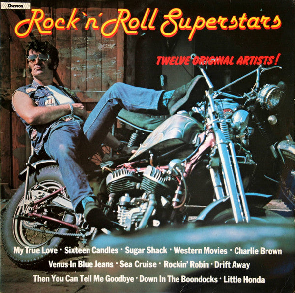 Various : Rock 'N' Roll Superstars (Twelve Original Artists) (LP, Comp, Mono)