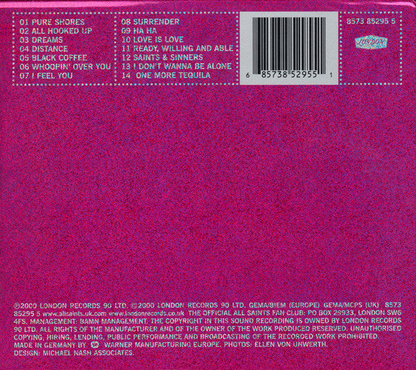 All Saints : Saints & Sinners (CD, Album, Ltd)