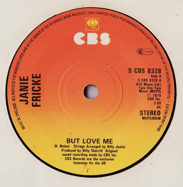 Janie Fricke : But Love Me (7")