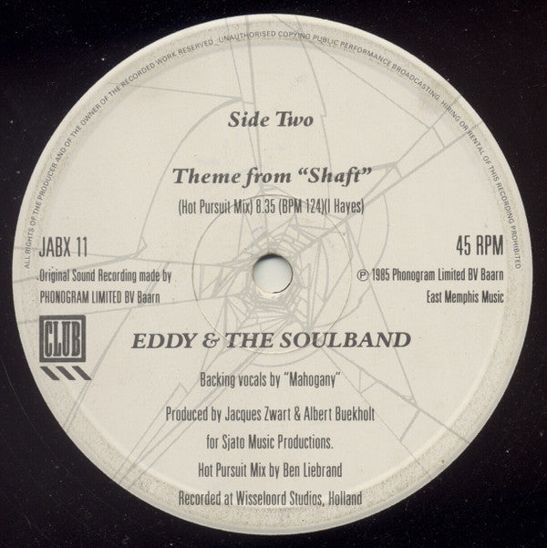 Eddy & The Soulband : Theme From Shaft (Authentic Club Version) (12", Single)