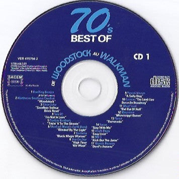 Various : 70's Best Of De Woodstock Au Walkman (2xCD, Comp)