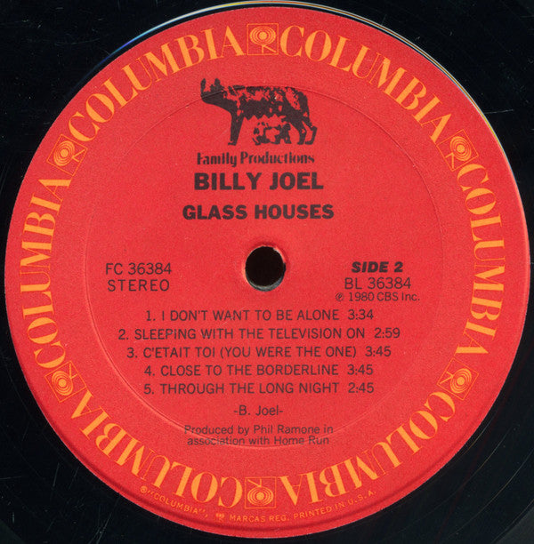 Billy Joel : Glass Houses (LP, Album, Ter)