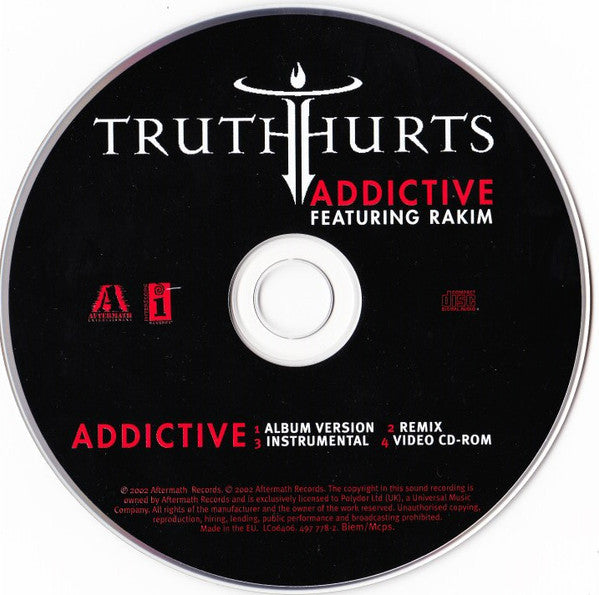 Truth Hurts Feat. Rakim : Addictive (CD, Single, Enh)