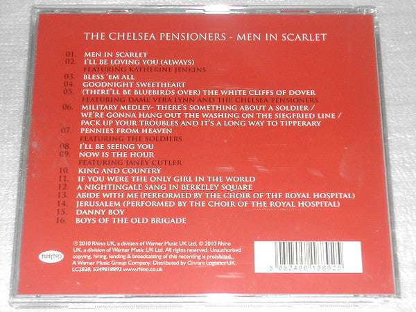 The Chelsea Pensioners : Men In Scarlet (CD)