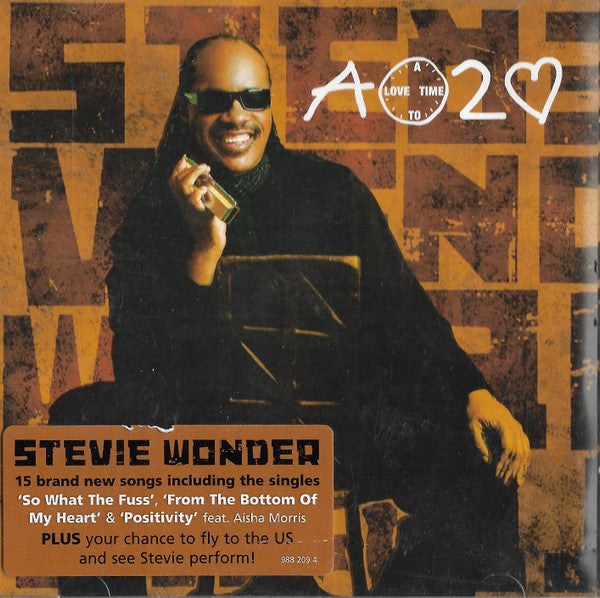 Stevie Wonder : A Time 2 Love (CD, Album)