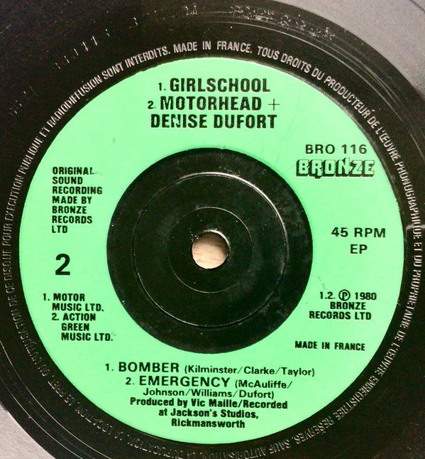 Motörhead / Girlschool : St. Valentine's Day Massacre (7", EP, Inj)