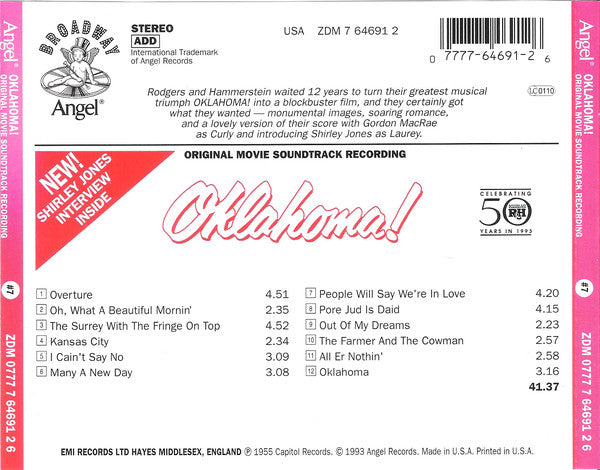 Rodgers & Hammerstein : Oklahoma! (CD)