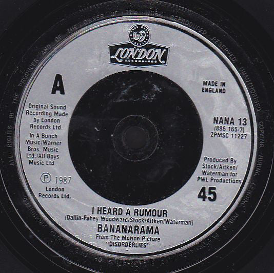 Bananarama : I Heard A Rumour (7", Single)