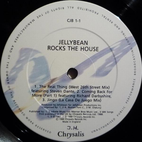 Jellybean* : Rocks The House (2xLP, Comp)