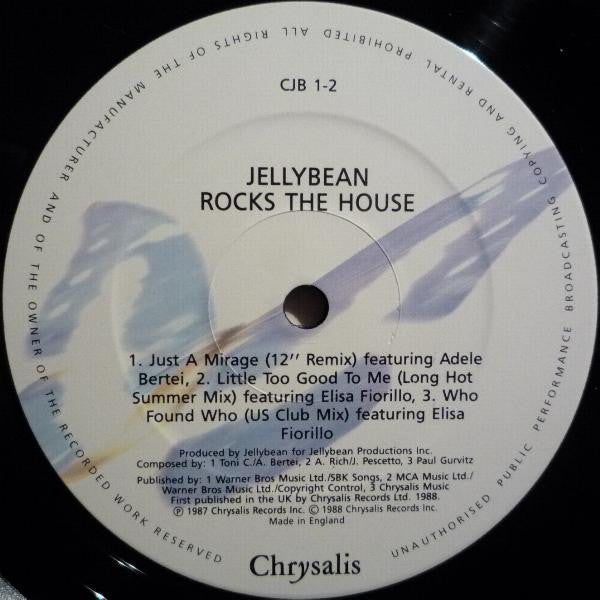 Jellybean* : Rocks The House (2xLP, Comp)