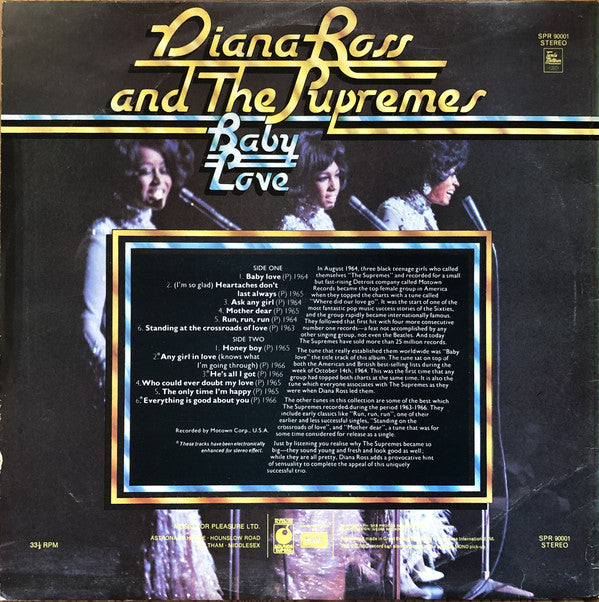 The Supremes : Baby Love (LP, Comp, EMI)