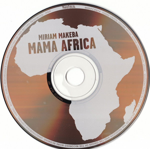 Miriam Makeba : Mama Africa: The Very Best Of Miriam Makeba (CD, Comp)