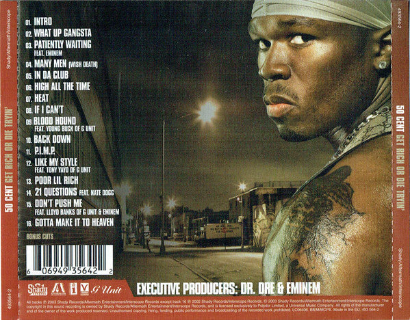 50 Cent : Get Rich Or Die Tryin' (CD, Album + CD, Enh)