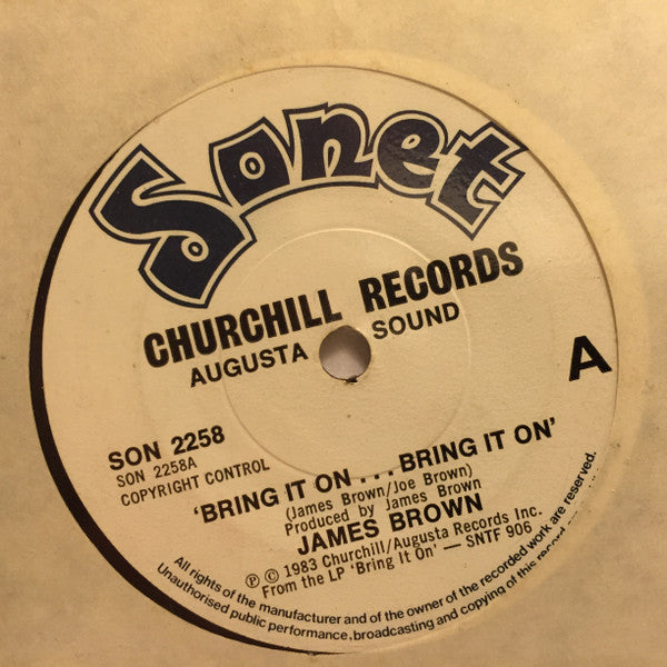 James Brown : Bring It On ... Bring It On (7")