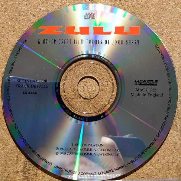John Barry : Zulu & Other Great Film Themes Of John Barry (CD, Comp, Dis)