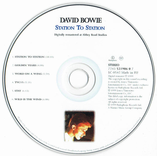 David Bowie : Station To Station (CD, Album, RE, RM, RP)