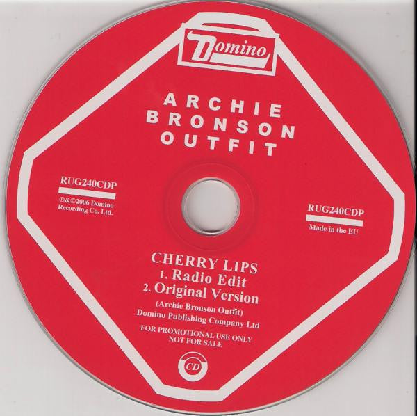 Archie Bronson Outfit : Cherry Lips (CD, Single, Promo)