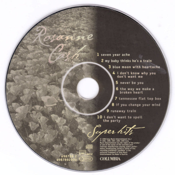 Rosanne Cash : Super Hits (CD, Album, Comp)