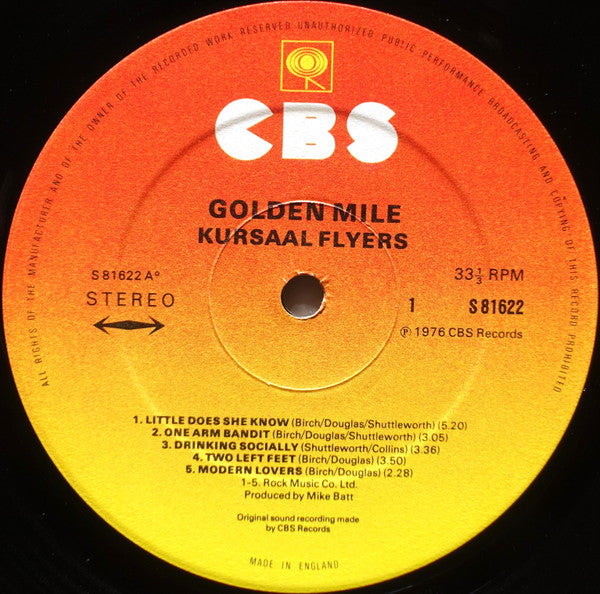 Kursaal Flyers : Golden Mile (LP, Album)