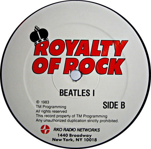 The Beatles : Royalty Of Rock: A Celebration Of The Rock Empire (2xLP, Transcription)