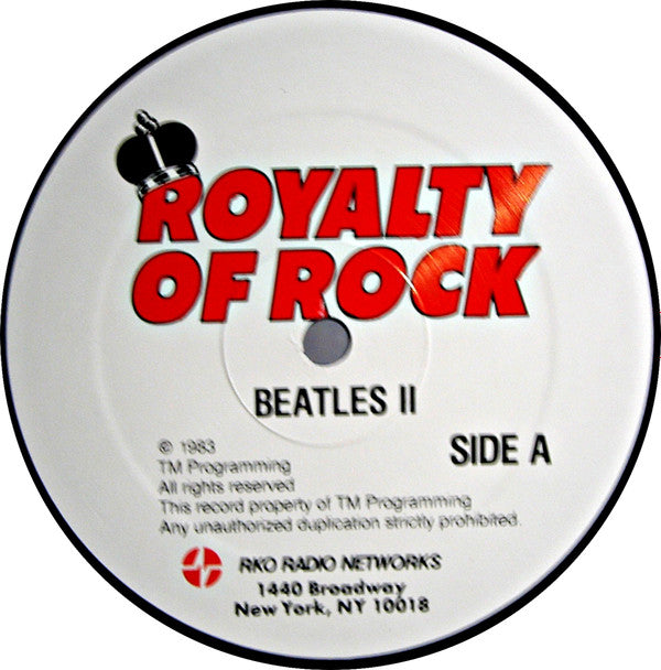 The Beatles : Royalty Of Rock: A Celebration Of The Rock Empire (2xLP, Transcription)