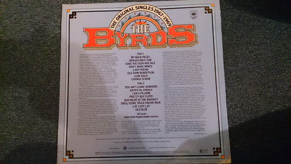 The Byrds : The Original Singles 1967-1969, Vol. 2 (LP, Comp, Mono)