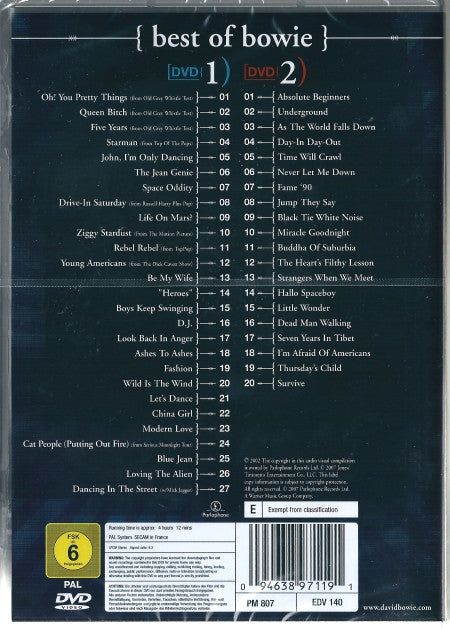 Bowie* : Best Of Bowie (2xDVD-V, Comp, Mono, RE, PAL)