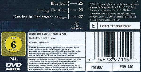 Bowie* : Best Of Bowie (2xDVD-V, Comp, Mono, RE, PAL)