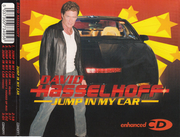 David Hasselhoff : Jump In My Car (CD, Single, Enh)