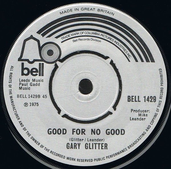 Gary Glitter : Doing All Right With The Boys (7", Single)