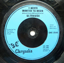 Ultravox : The Thin Wall (7", Single, UK )