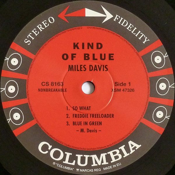 Miles Davis : Kind Of Blue (LP, Album, RE, 180)