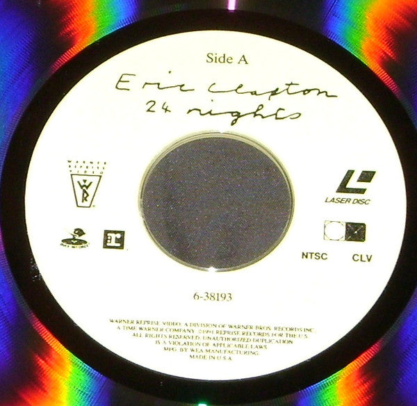 Eric Clapton : 24 Nights (Laserdisc, 12", NTSC, CLV)