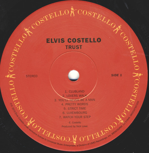 Elvis Costello And The Attractions* : Trust (LP, Album, RE, 180)