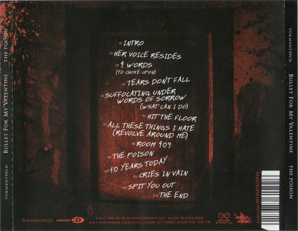 Bullet For My Valentine : The Poison (CD, Album, Enh)