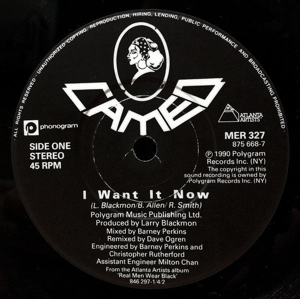 Cameo : I Want It Now (7", Single)