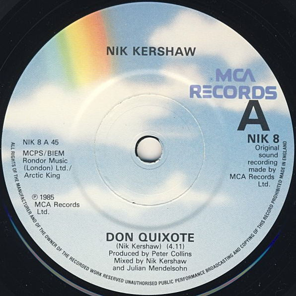 Nik Kershaw : Don Quixote (7", Single)