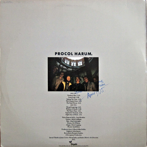 Procol Harum : Procol's Ninth (LP, Album)