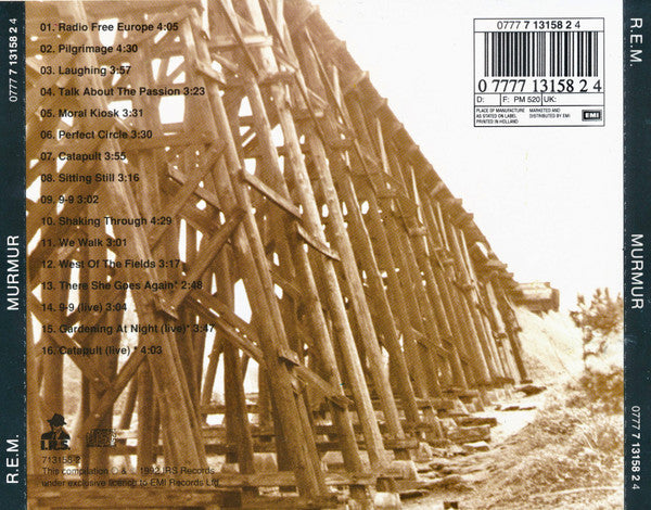 R.E.M. : Murmur (CD, Album, RE, RP, EMI)